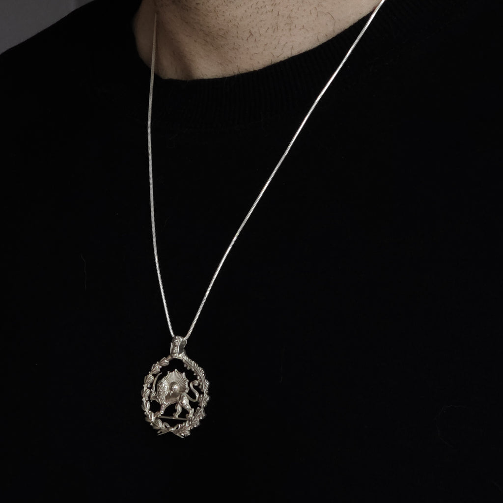 Lion and Sun Necklace