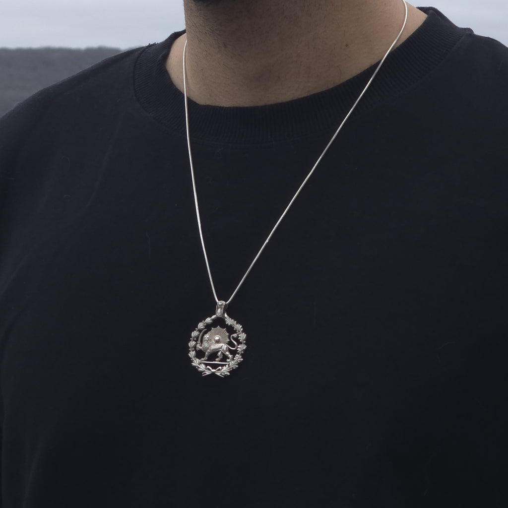 Lion and Sun Necklace