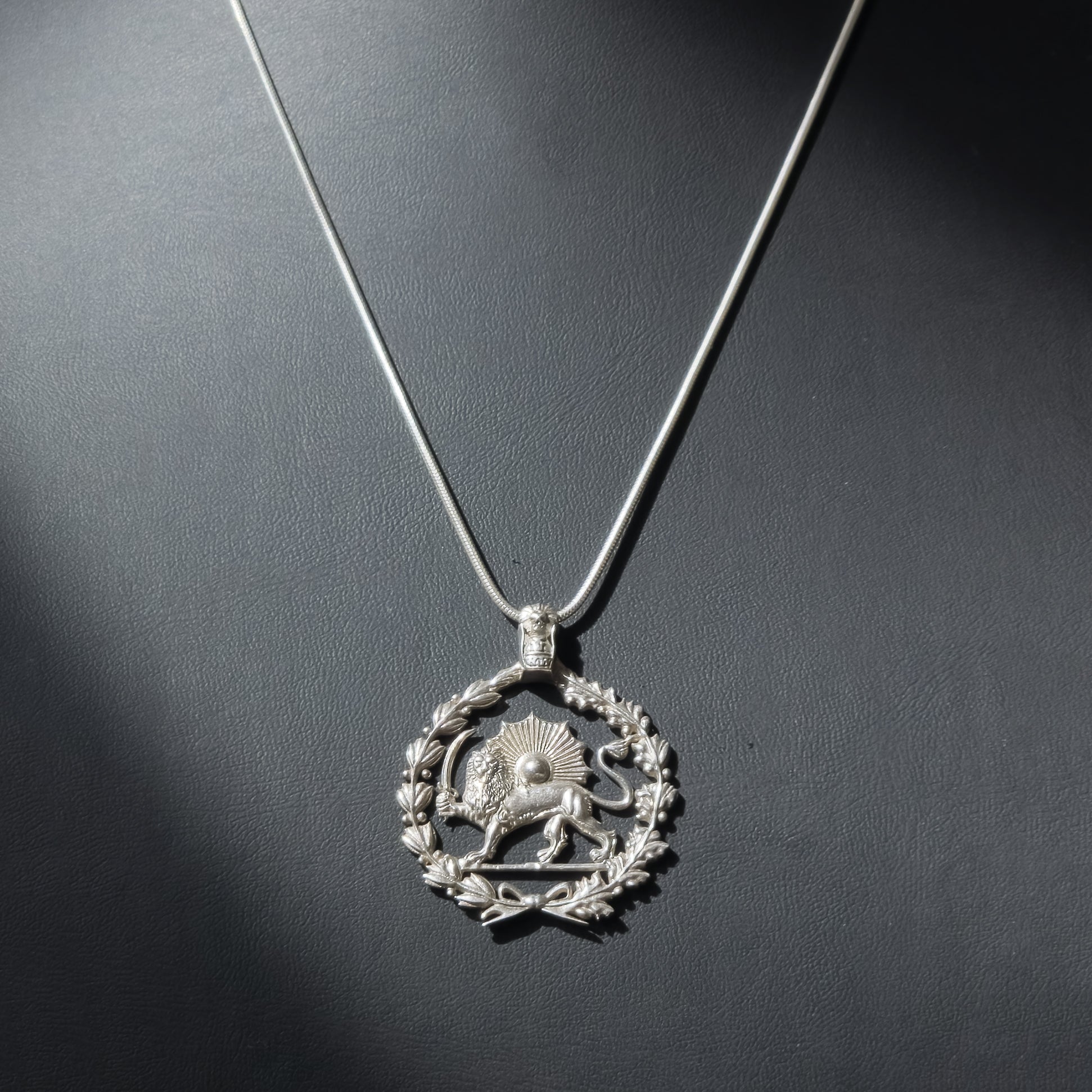 Lion and Sun Necklace