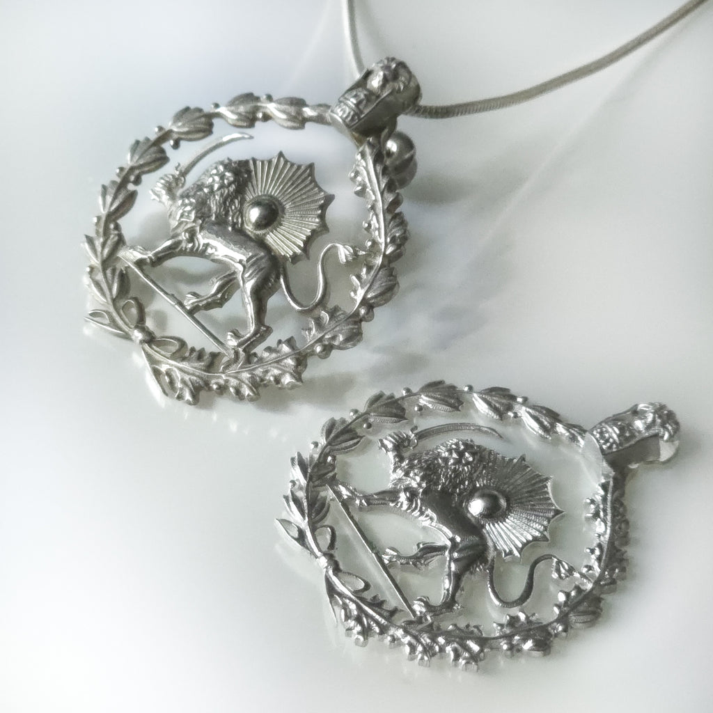 Lion and Sun Necklace