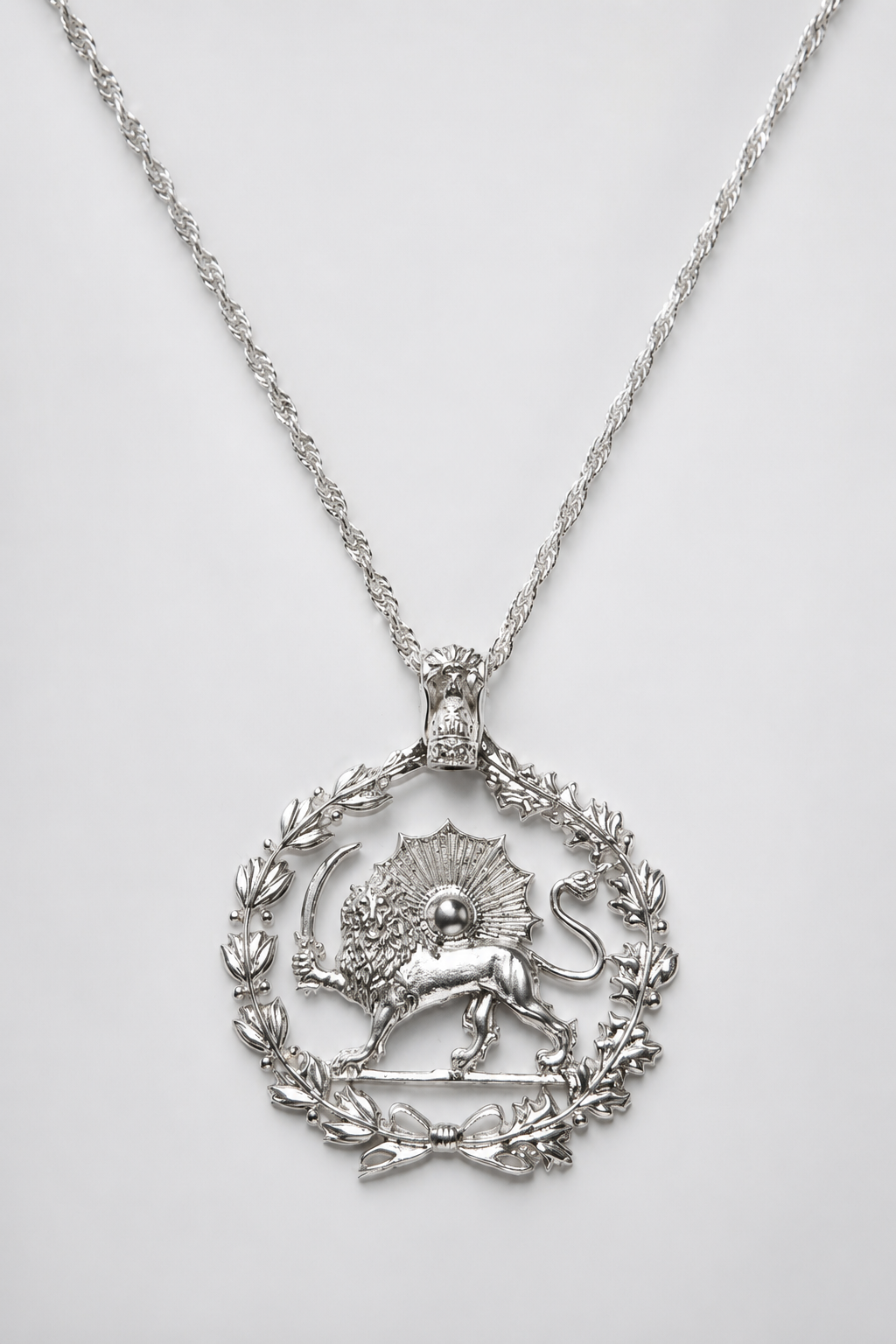 Lion and Sun Necklace